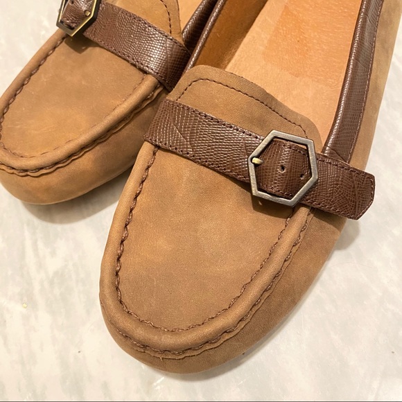 UGG suede leather brown moccasins - Picture 6 of 7